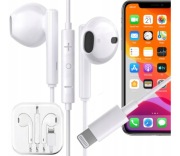 SŁUCHAWKI DOUSZNE PRZEWODOWE APPLE IPHONE IPAD LIGHTNING