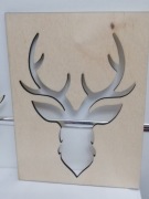 Jeleń Sklejka 3mm Rama