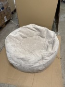 Bean bag pufa beżowa