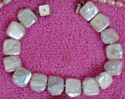 Piękna bransoletka z naturalnych pereł hodowlanych