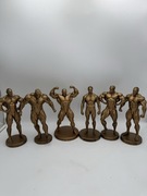 Zestaw 6 figurek 20cm Mr Olympia kulturystyka siłownia fitness ciemne złoto
