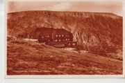 Pocztówka Karkonosze schronisko Strzecha Akademicka 1927