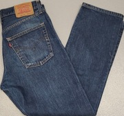 Wr) LEVI'S 522 02 oryginalne spodnie jeansowe Vintage Roz.34/32