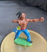 Stara figurka gumowa PRL Indianin Łucznik 80-90