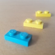 LEGO płytka  1x2 3023  NOWA  3 szt