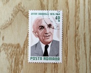 Znaczek Rumunia 1976 Anton Davidoglu (kasowany)
