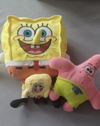 Zestaw pluszaków z bajki Spongebob