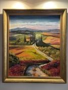 Toskania Włochy Italia obraz olejny