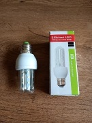 LED żarówka świetlówka 5W (15W/75W) E27 3000K klasa A nowa