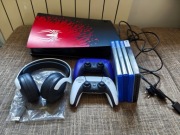 Konsola PlayStation 5 z napędem 2 pady słuchawki Sony i 4 gry
