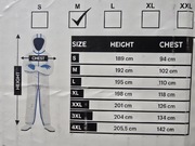 Jednorazowy kombinezon ochronny KAT. III TYP 3B-4B Rozmiar M
