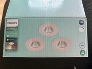 Oprawa x3 Podtynk Wpusz. LED 5.5W 350lm IP65 Biała Dive Bathroom Philips