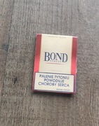 ZAPAŁKI REKLAMA PAPIEROSOW BOND