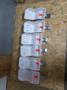 FOTELIK rowerowy dla lalki wzór kwiatki biały/Róż