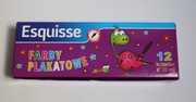 Farby plakatowe Esquisse 12 kolorów po 20ml 
