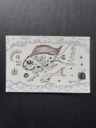 Rybcie Gwiezdnego Nieba, rysunek 10cm x 15cm