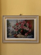 Sprzedam obrazy haftowane czeskimi koralikami "Bukiet róż"