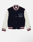 Kurtka HELLO KITTY – Varsity Jacket / Bomberka – granatowo-kremowa 146 cm