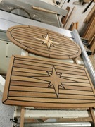 Stolik,blat do łodzi,motorówki,żaglówki Teak z drzewa egzotycznego tropikal