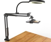 Pozliv Overhead Phone Mount z Ring Light Uchwyt do telefonu LED