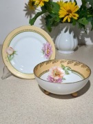 Unikat zestaw do konfitur sosów 1920/44 r. Tułowice RS Tillowitz śląsk