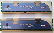 Pamięć DDR2 PC2 800MHz PC6400 Kingston HyperX  2 x 2GB (4GB)