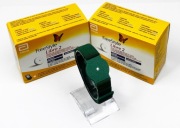 Opaska ochronna na sensor FreeStyle Libre 2 - CIEMNOZIELONA