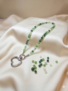 Biżuteryjna Smycz do Telefonu ze szklanych koralików, brelok gsm S