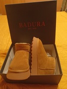 Botki skórzane ocieplane - Badura