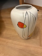 Wazon Vintage Scheurich & Greulich kwiaty