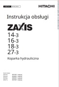 Instrukcja Obsługi Hitachi ZX 14 - 3, ZX 16 - 3, ZX 18 - 3, ZX 27 - 3 PL