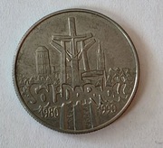 Moneta 10 000 zł 1990 - 10. Rocznica Solidarności