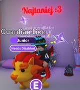 Ride Guardian Lion! |NAJTANIEJ SZYBKO DUŻO POLECEŃ!|Adopt Me|Roblox