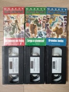 GAZETY WOJENNE VHS trzy kasety wideo stan idealny 