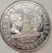 Srebrna moneta Charles Lindbergh 1977 -1,12 oz uncji srebra. Czytaj opis