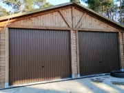 Garaż drewniany dwustanowiskowy 