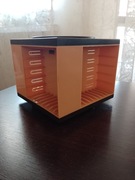 Stojak na kasety magnetofonowe z lat 70 