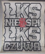 Vlepka Giga ŁKS ŁÓDŹ nie śpi, czówa! 