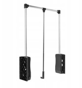 Wieszak do szafy czarny 875-1200mm, Pantograf opuszczany 