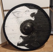 Tarcza drewniana Viking