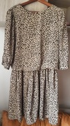 Sukienka bombka w stylu lat 80-tych XL