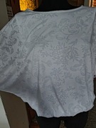 Biała bluzka wytłaczana kimono rozmiar M