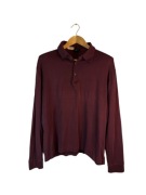 Koszulka polo Hugo Boss bordowa z logiem XL