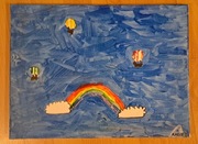 Obraz:Balony Nad Tęczą-Tęcza