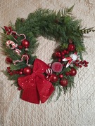 Wianek świąteczny, wianek na drzwi śr. 50cm