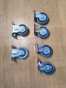 Zestaw jezdny z kołem szarym śr, 75mm/60g