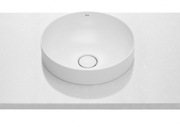 Roca Inspira Round umywalka nablatowa biała  37x37cm