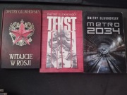 Dmitry Glukhovsky komplet 3.ksiązek: Tekst, Metro 2034 i Witajcie w Rosji