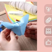 Zestaw kolorowych papierów do ORIGAMI 10 kolorów 15cmx15cm 150sztuk