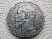 1 Rubel 1898r  Mikołaj II , Oryginał,  Ag, piękny!